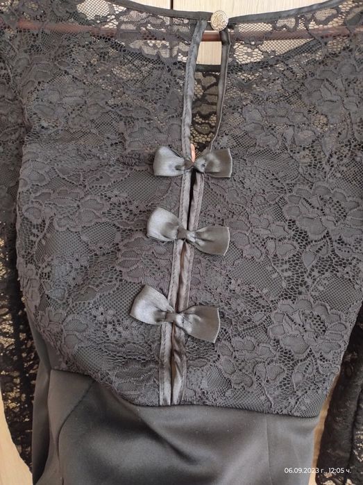 Дамска черна рокля