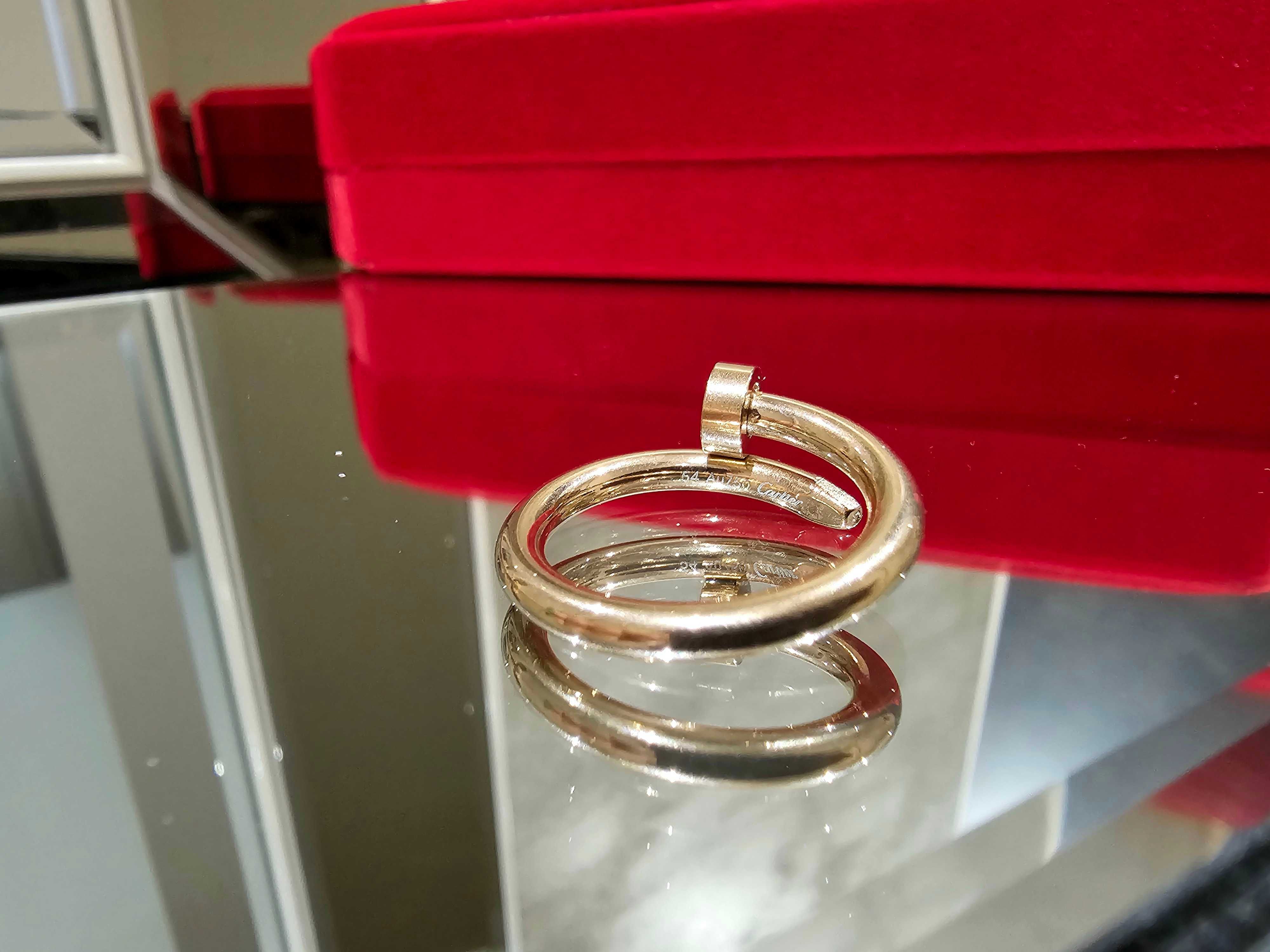 CARTIER Nail Juste un Clou Classic Rose Gold Пръстен Пирон