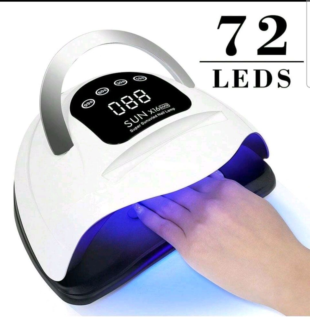 Професионална лампа за маникюр SUN X16 MAX – 320 W – 72 LEDs