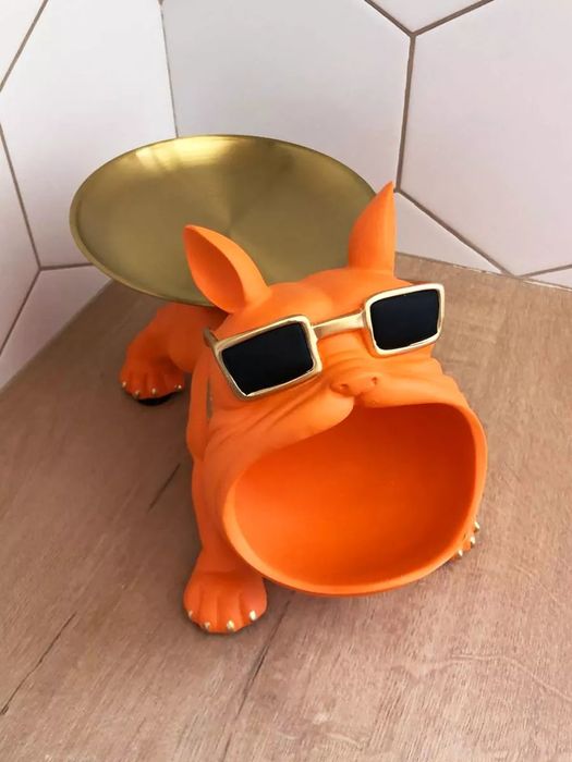 Статуэтка ключница бульдог