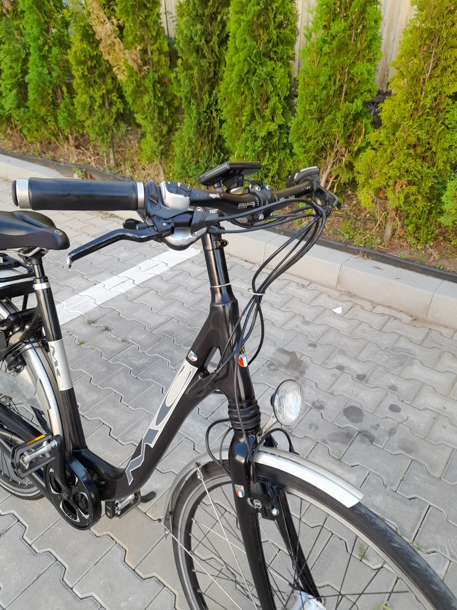 Bicicleta universala din carbon electrica