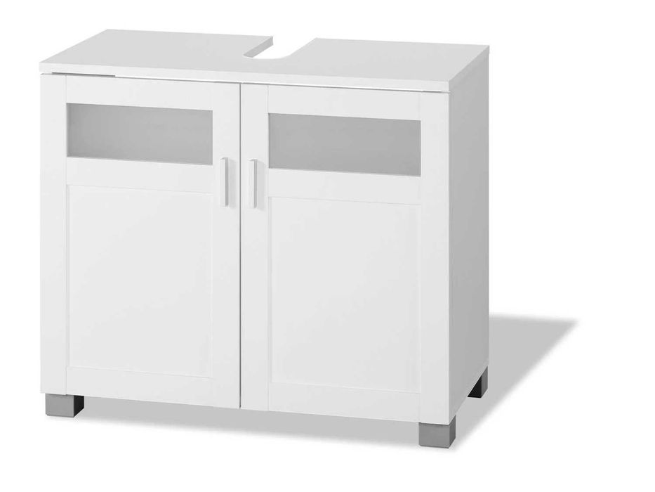 Нов шкаф за баня за под мивка Бял 69 x 59 x 35 cm