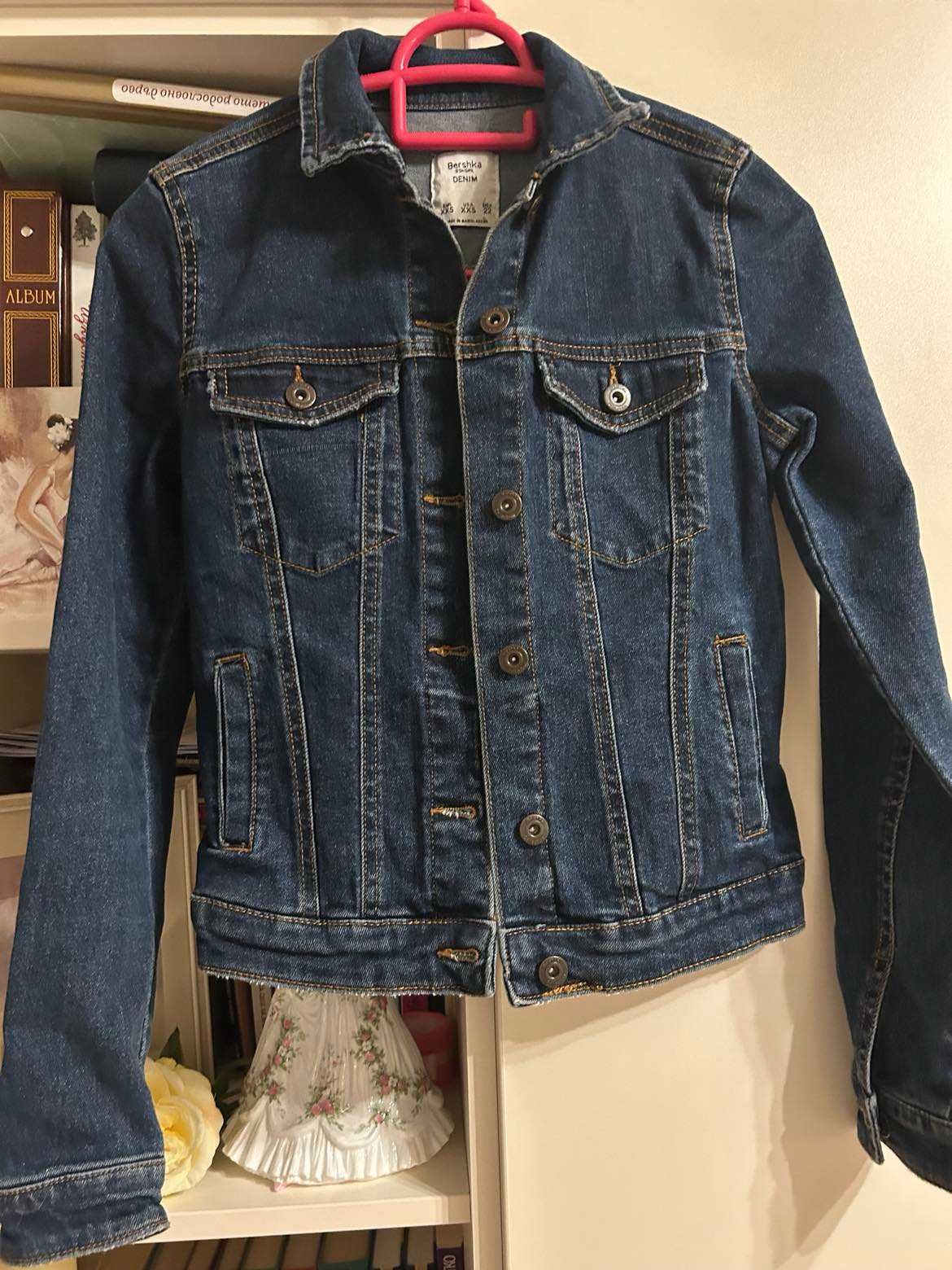 Bershka -дънково яке, Блузки , 11-12 години, ръст до 140 см