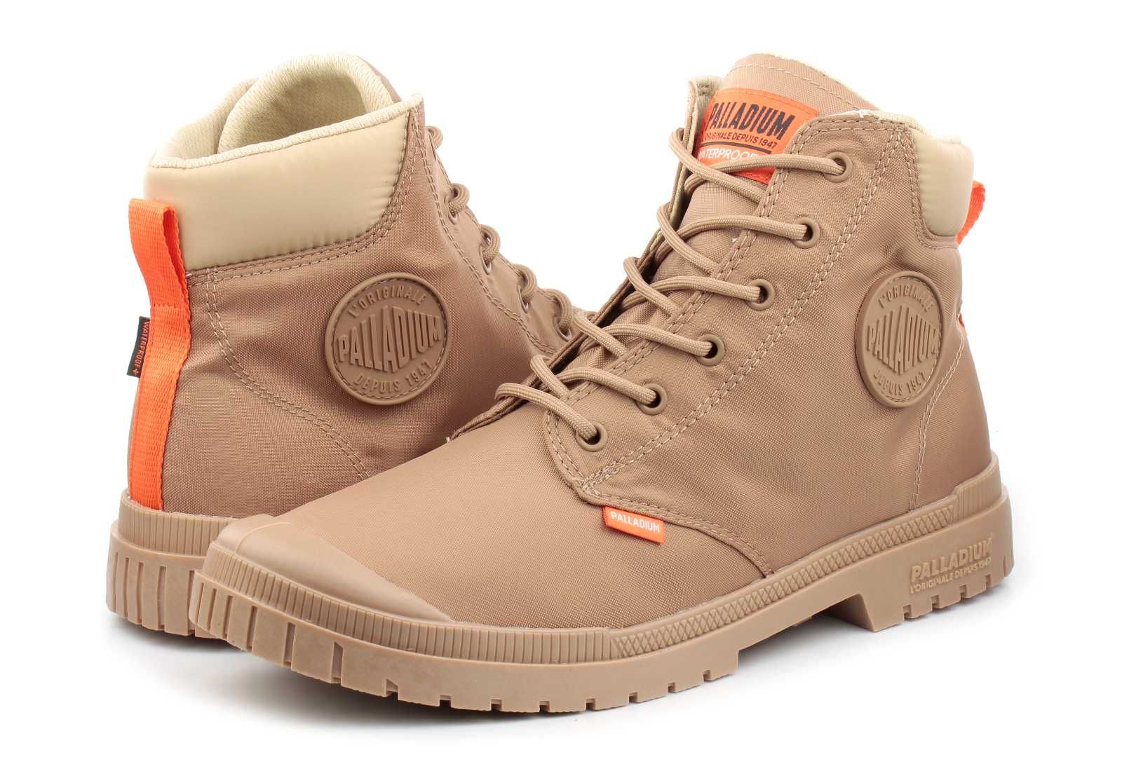 Palladium Pampa, Waterproof, maro nisip, 43, noi, in cutie