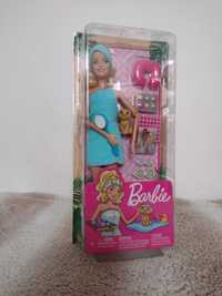Set Papusa Barbie relaxare la spa cu accesorii si catel - NOU SIGILAT