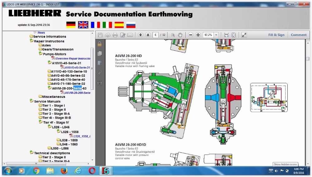 Liebherr Lidos parts catalog & service 2020