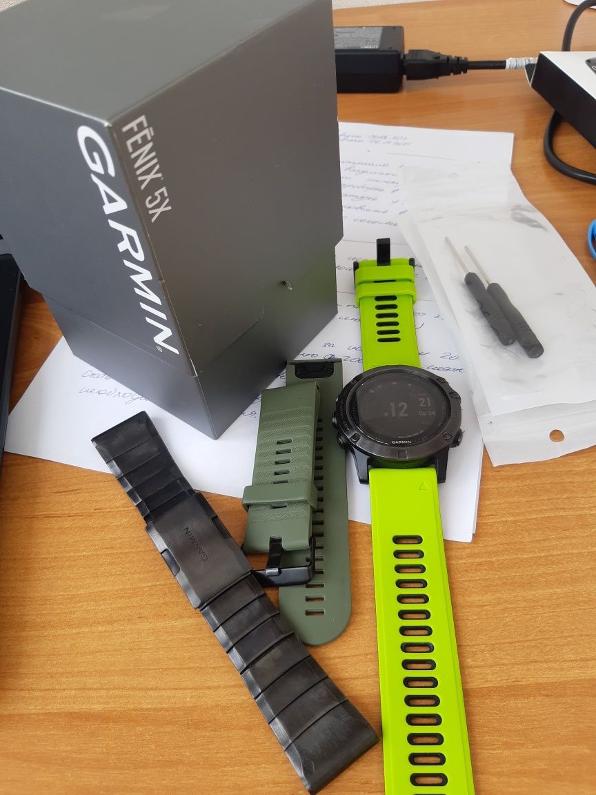 Часы Garmin fenix 5x sapfir