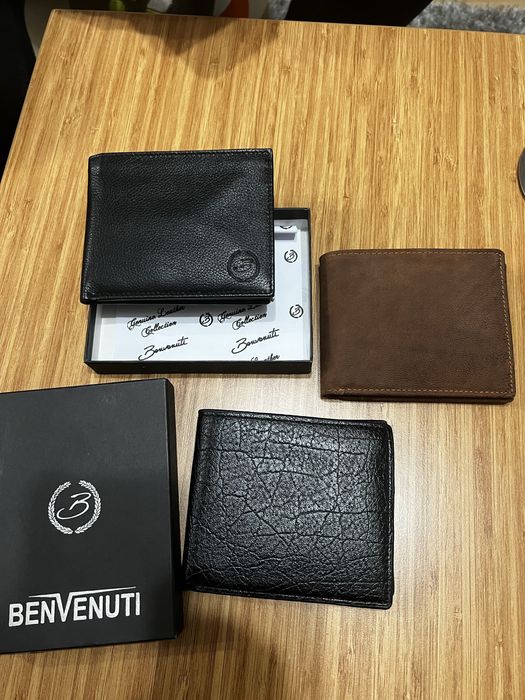 Portofel piele/ 3bucati