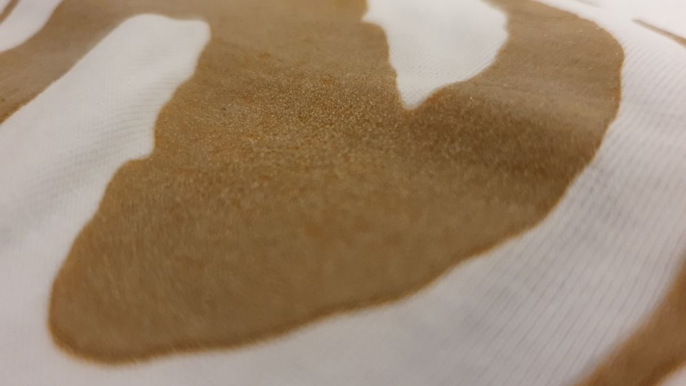 Tricou Damă V-Neck NEVERSEA FESTIVAL, Bumbac 100%, Alb-Gold, Mărime S