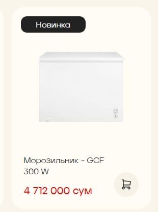 Продам срочно абсолютно новый морозильник Goodwell GCF 300 W