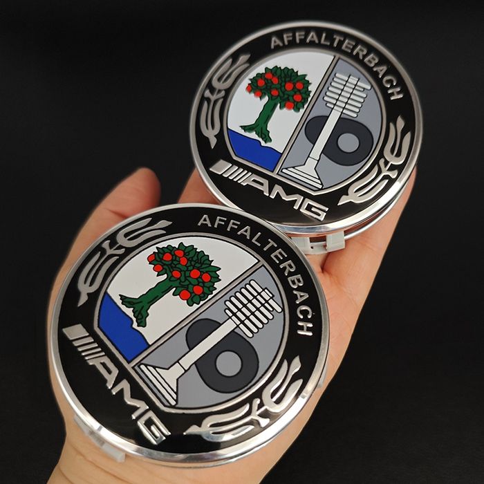 MERCEDES-BENZ AMG- set 4 capace pentru jante aliaj