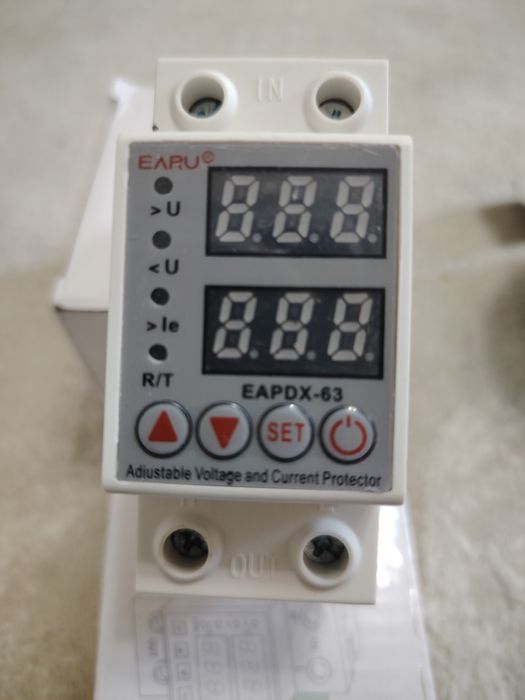 Продам Реле защиты напряжения 63 А 2P, EKF автоматический выключатель