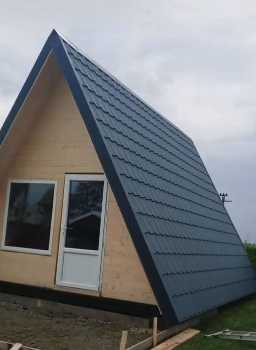 Vand cabane din lemn tip A  8 x 10m