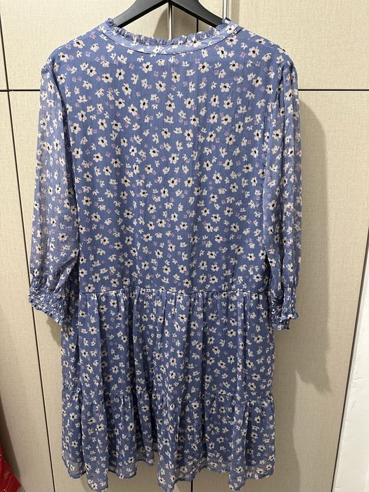 Rochie midi albastru