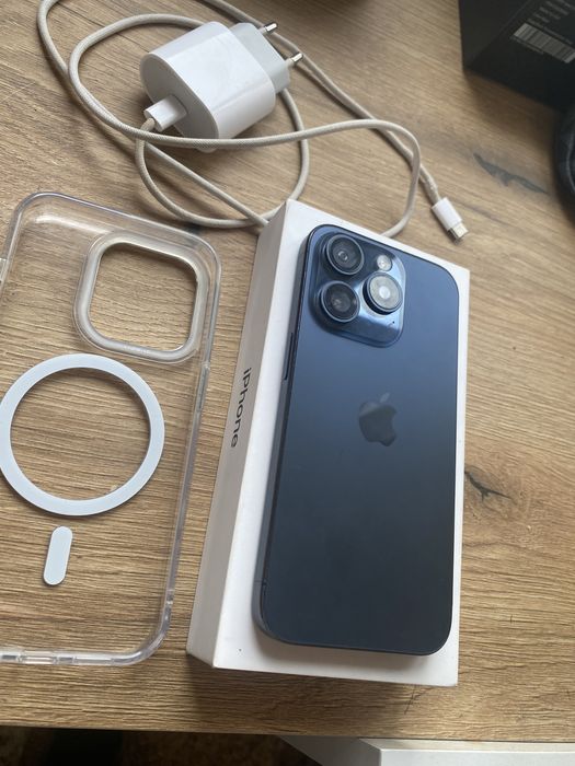 iPhone 15 Pro – 128GB | Battery Health: 89% С кутия и зарядно