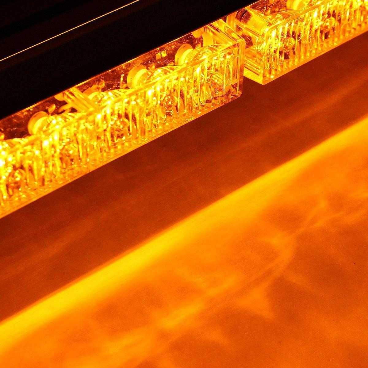 Супер мощна 36 LED аварийна сигнална лампа, 46см, 108W,12-24V,7 режима