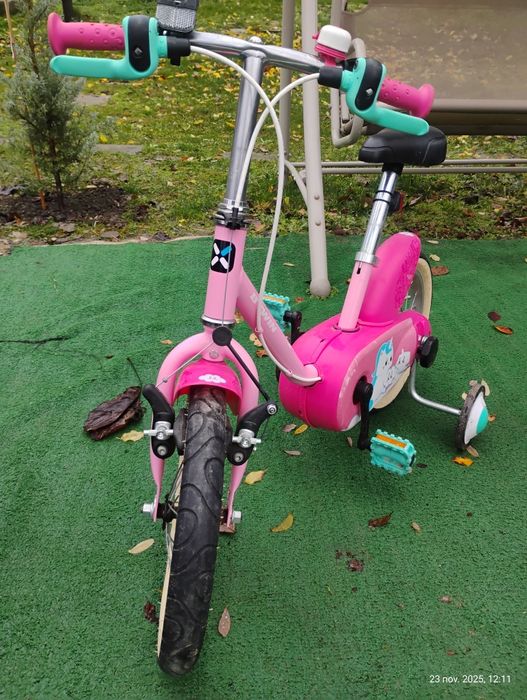 Bicicleta pentru fete BTWIN roz