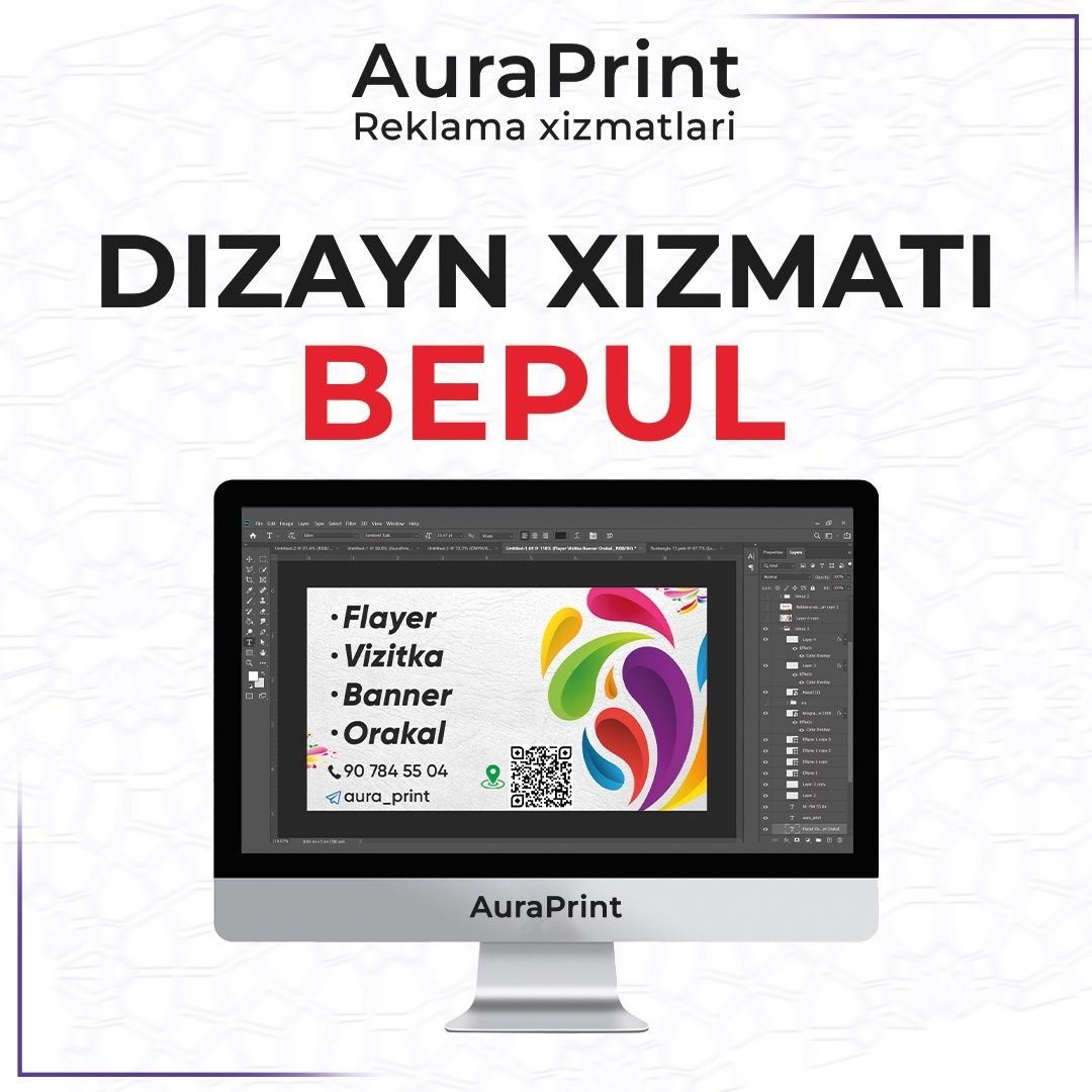 Reklama xizmatlarini | Dizayn