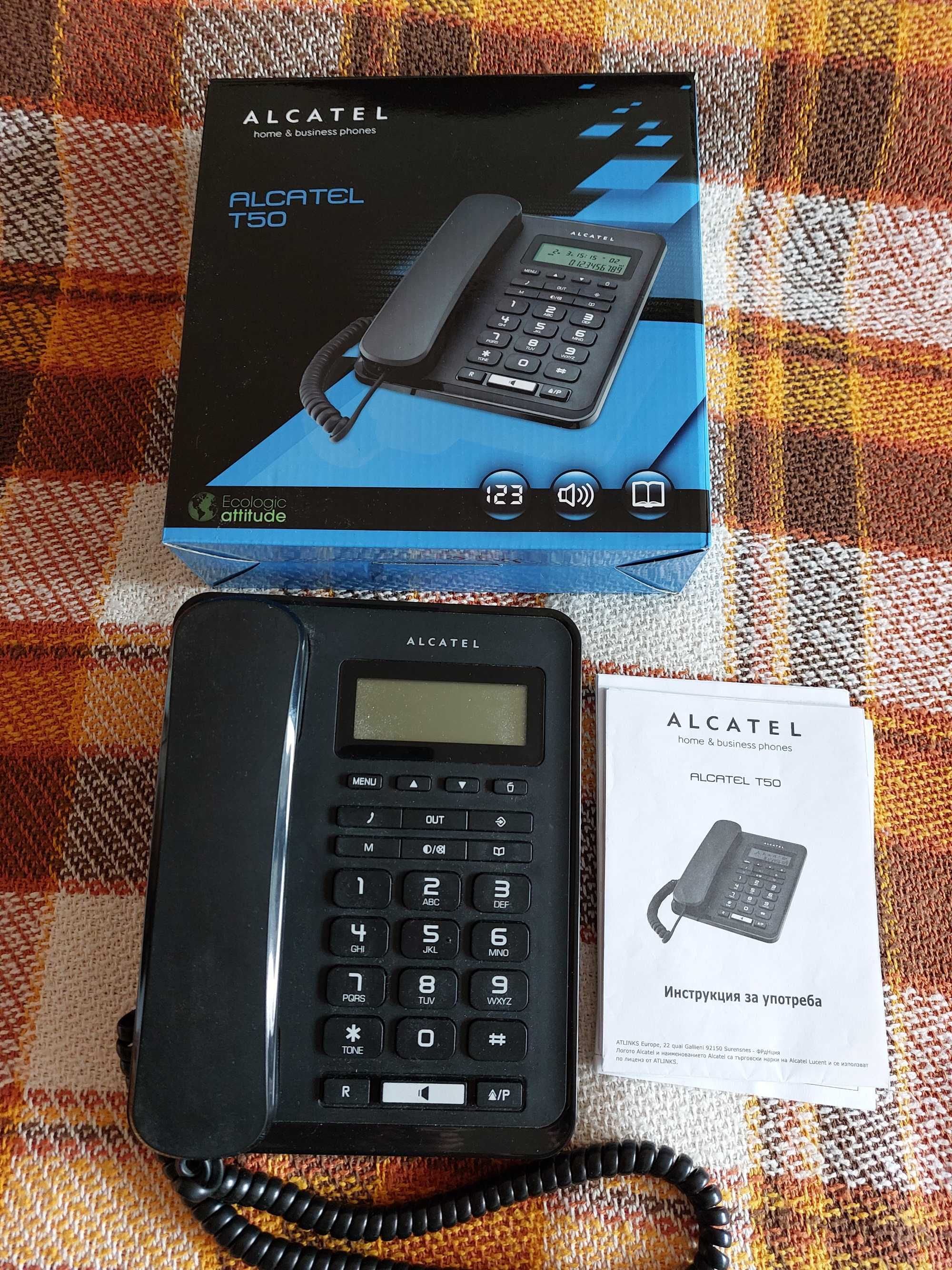 Стационарен телефонен апарат ALCATEL T-50