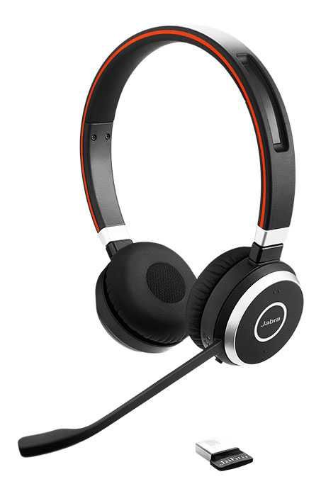 Слушалки Jabra Evolve 65 UC duo Bluetooth