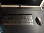 Tastatura si mouse wireless Rapoo aluminiu