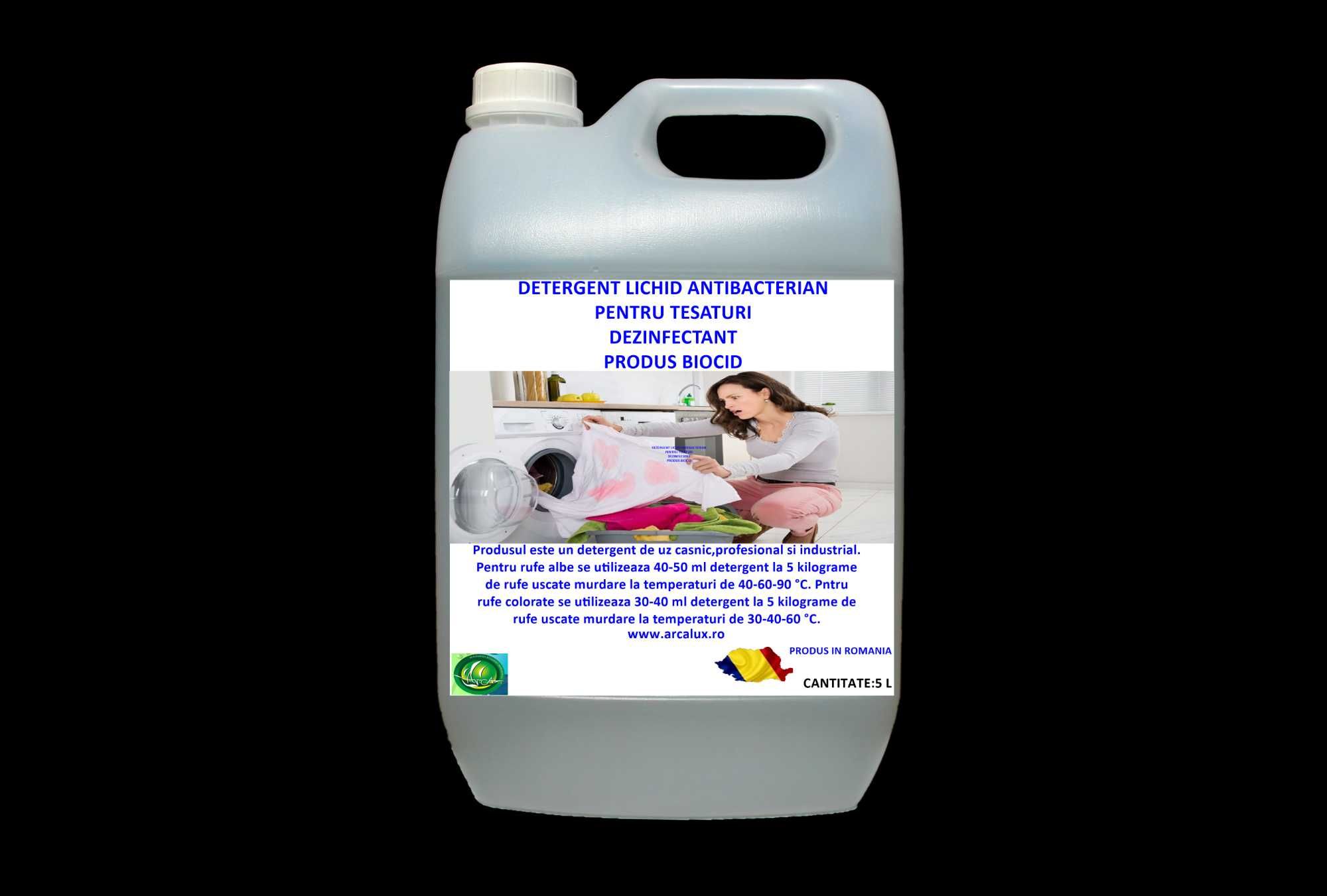 Detergent lichid antibacterian pentru tesaturi