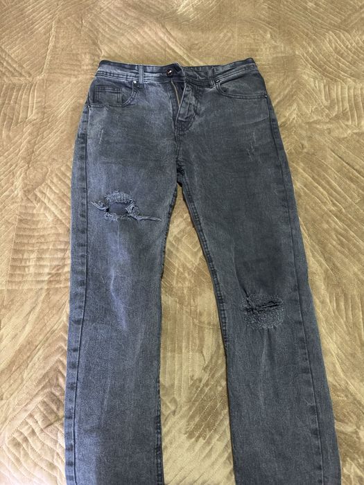 Мужские джинсы чёрные, размер 30 — как новые