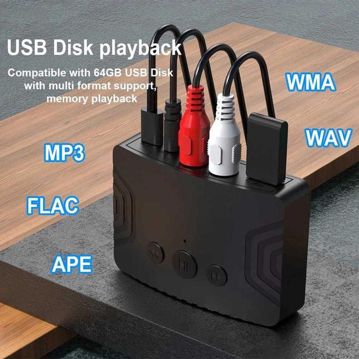 Безжичен приемник и предавател R20 с Bluetooth 5.3, за автомобили