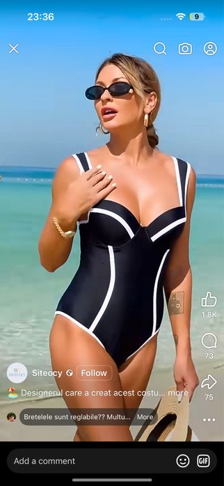 Costum baie intreg