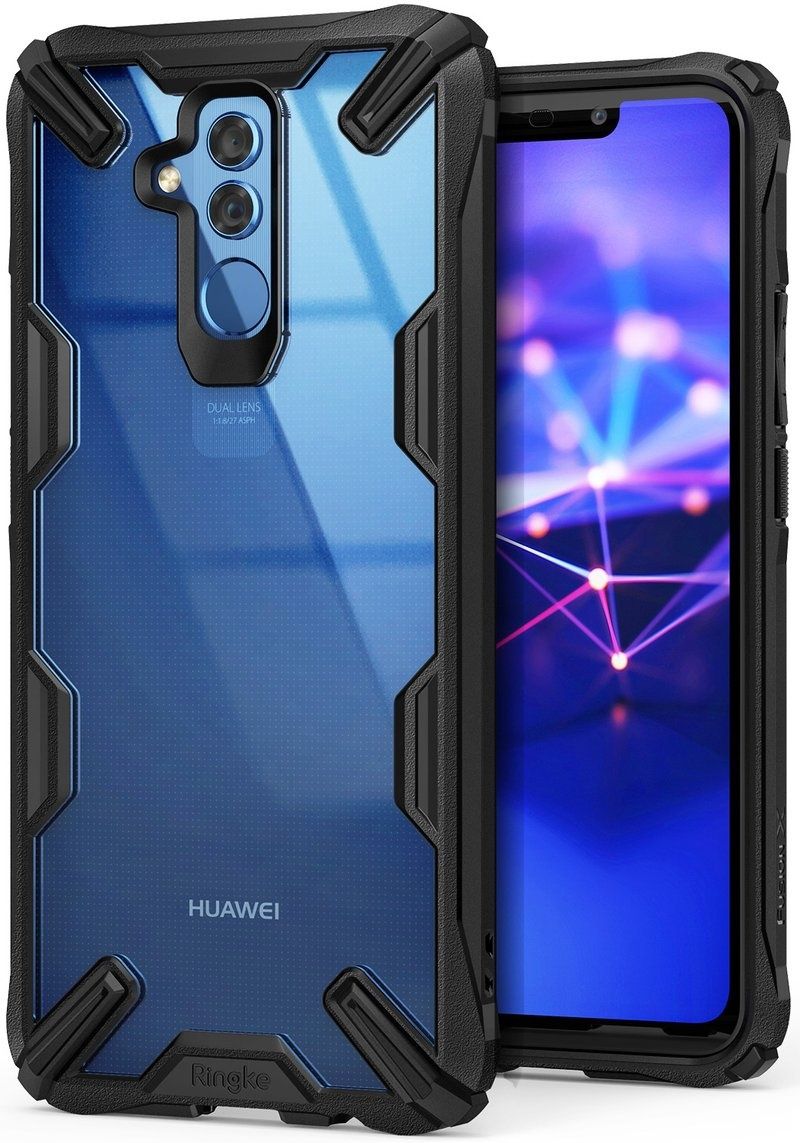 Huawei Mate 20 Lite + Husă + Folie de sticlă în stare impecabilă