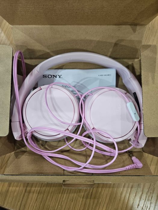 Слушалки Sony розови
