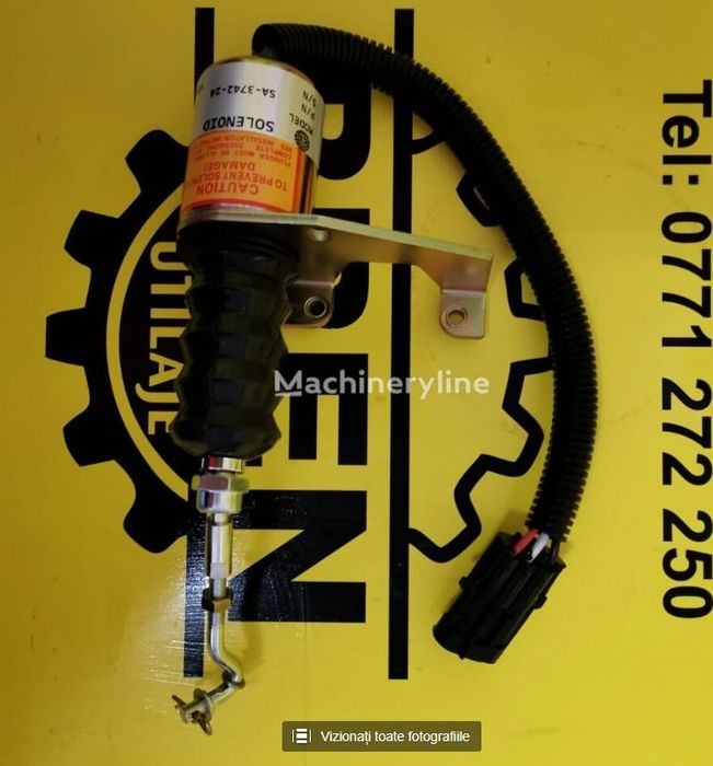 Altă parte componentă motor Solenoid/Opritor motor LIEBHERR (SA-3742-24) pentru excavator LIEBHERR