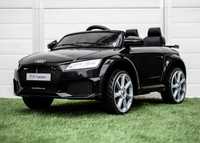 Masinuta electrica copii 1-5 ani Audi TT, Roti Moi, Scaun Piele #Negru