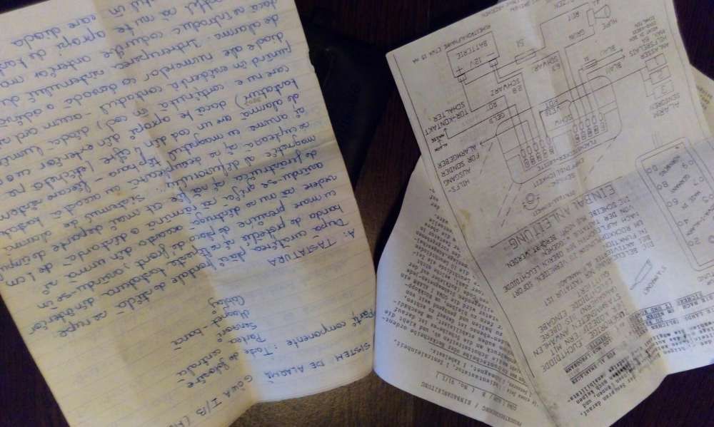 Alarma auto NOUA,EPOCA,Fabricata anii 80,vintage