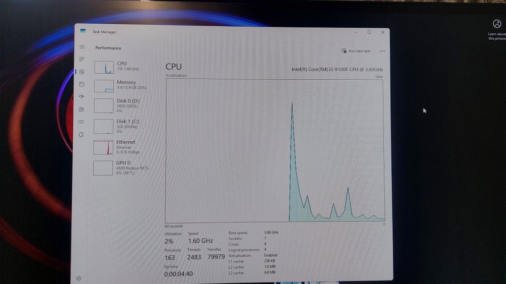 Procesor i3 9100f