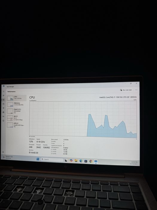 Laptop HP Elitebook 830 I7 10th 32gb ram