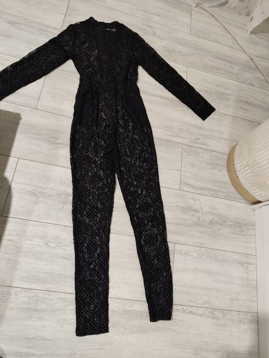 Дамски дантелен гащеризон