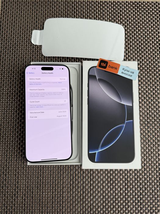 НОВ!512•iPhone 16 Pro max*ЛИЗИНГ 85лв/м айфон 16 про макс 256