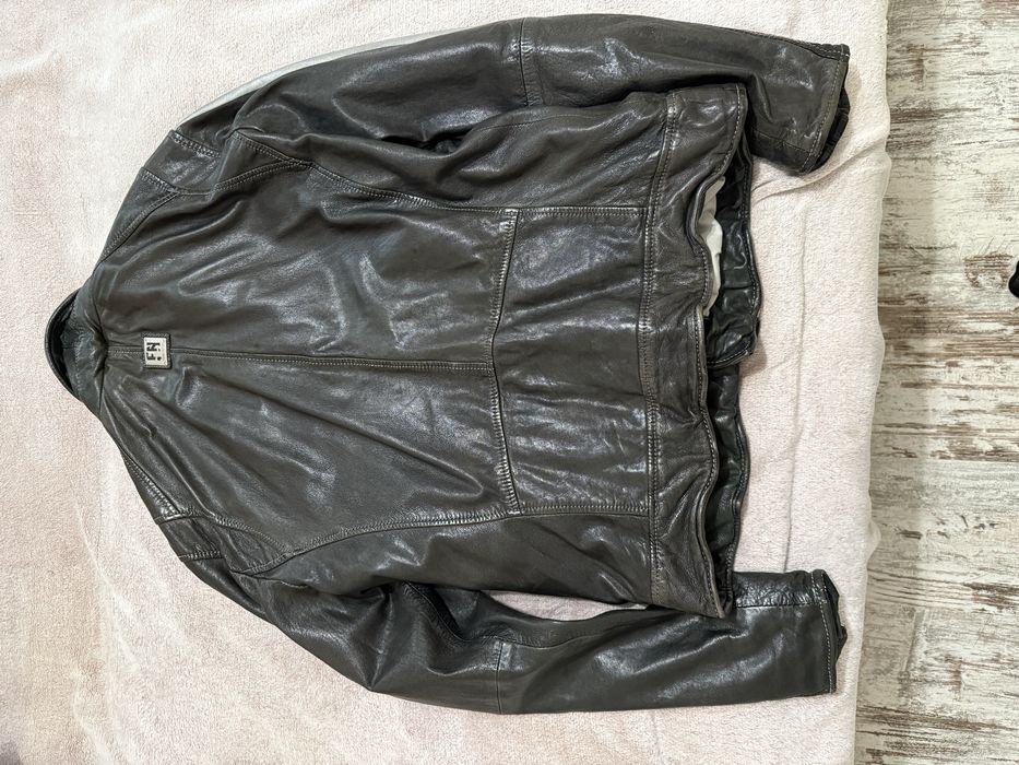 Мъжко кожено яке естесвена кожа размер L (50).  Freaky Hation