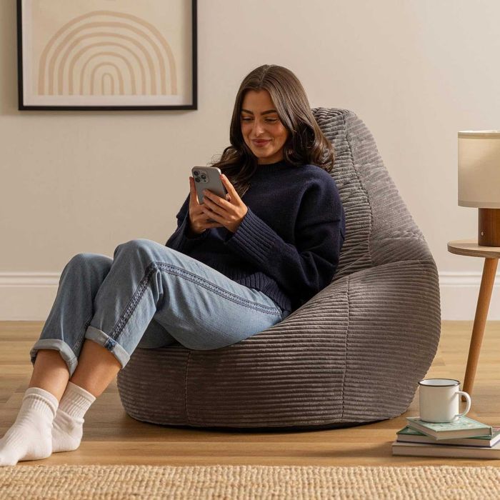 Fotoliu Puf tip sac Icon , umplut cu perle polistiren 84 D X 90 L