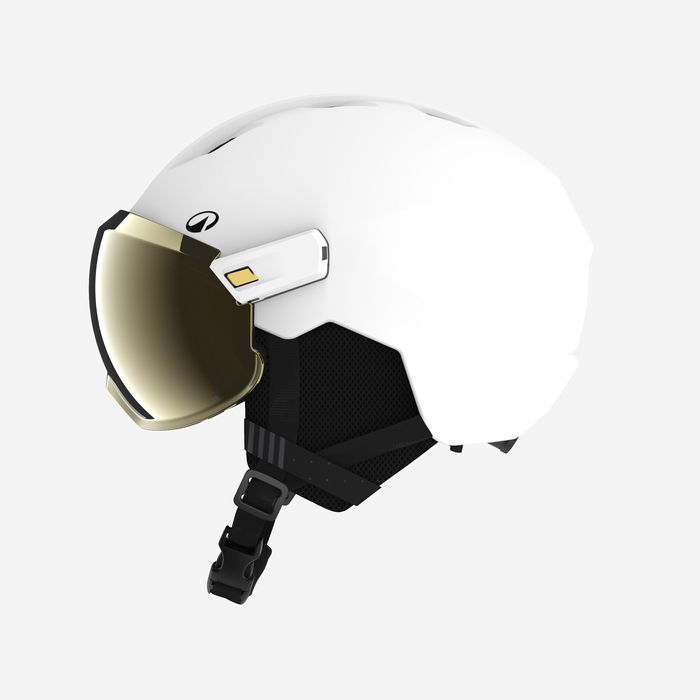 Cască Schi cu vizieră Pst 550 Alb Adulți - produs resigilat Decathlon