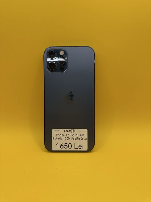 iPhone 12 Pro 256GB Pacific Blue Baterie 100%