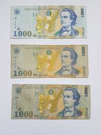 Bancnote 1000 de lei in 1998 cu Mihai Eminescu