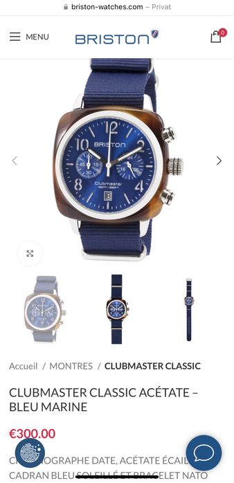 Ceas Barbatesc BRISTON Clubmaster