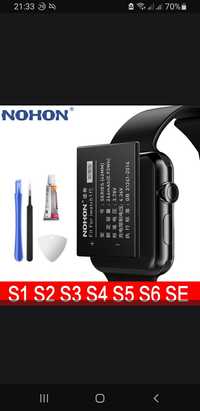 батареи для всех Apple watch компании Nohon
1, 5, 6