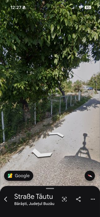 Teren 3700 mp cu casa batraneasca in Comuna Cislau ,sat Barasti