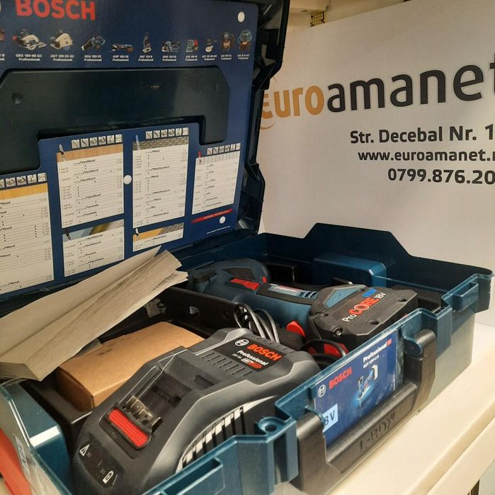 Fierastrau vertical BOSCH GST 18 V-LI S , cu 2 acumulatori Li-Ion -D-