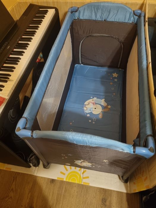 Сгъваема кошара Moni 120/60 и сгъваем матрак Lorelli 120/60