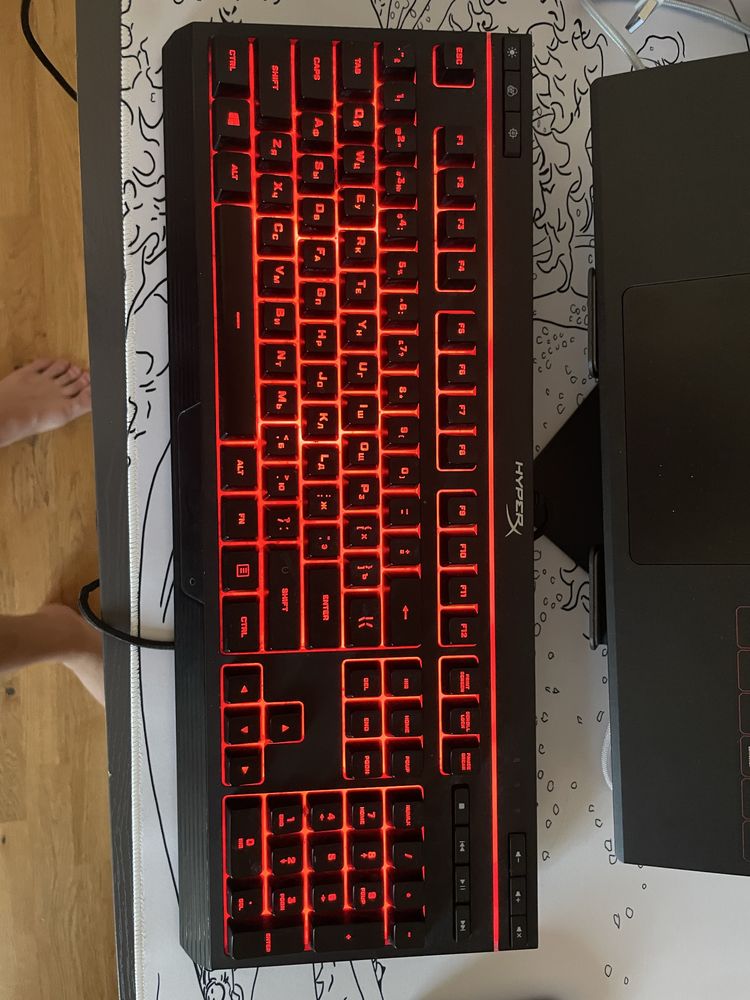 Клавиатура HyperX Alloy Core RGB HX-KB5ME2-RU черный