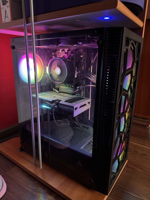 PC Gaming Ryzen 5 5600 + RTX 3060 12GB + 16GB RAM + 1TB SSD RGB